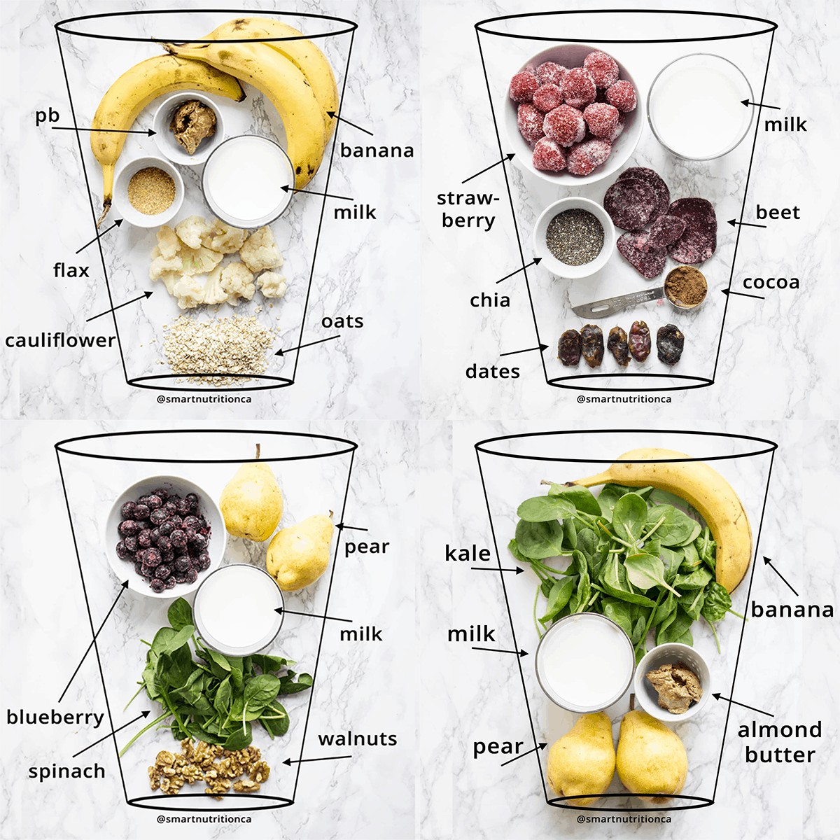 7 Smoothie Freezer Packs, How To Meal Prep