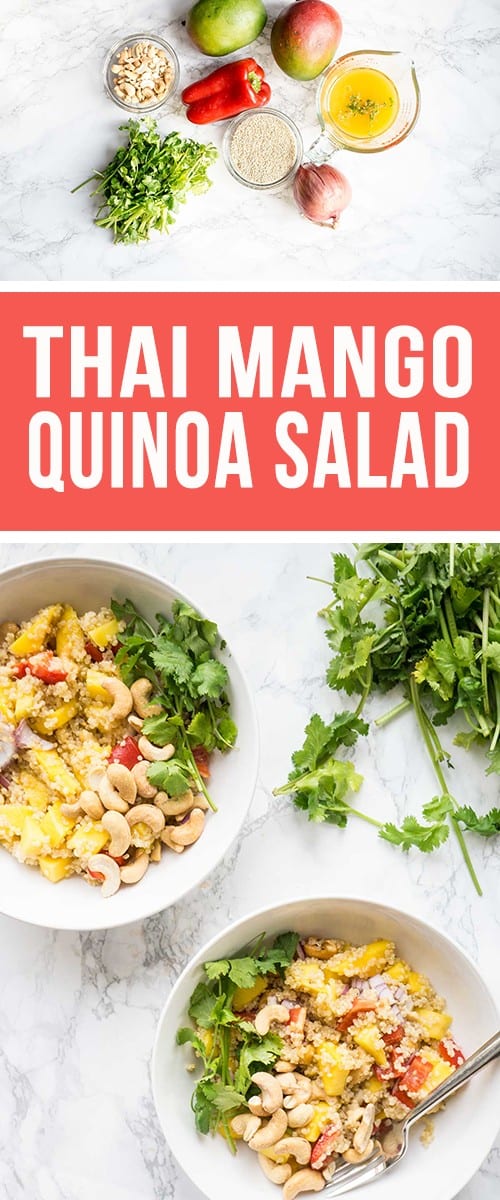 Thai Mango Quinoa Salad