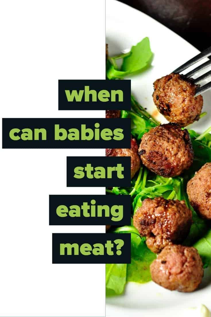 When can babies start eating meat? | #feedingbabies #babyfood #BLW #homemadebabyfood #makingbabyfood #howtofeedbabies