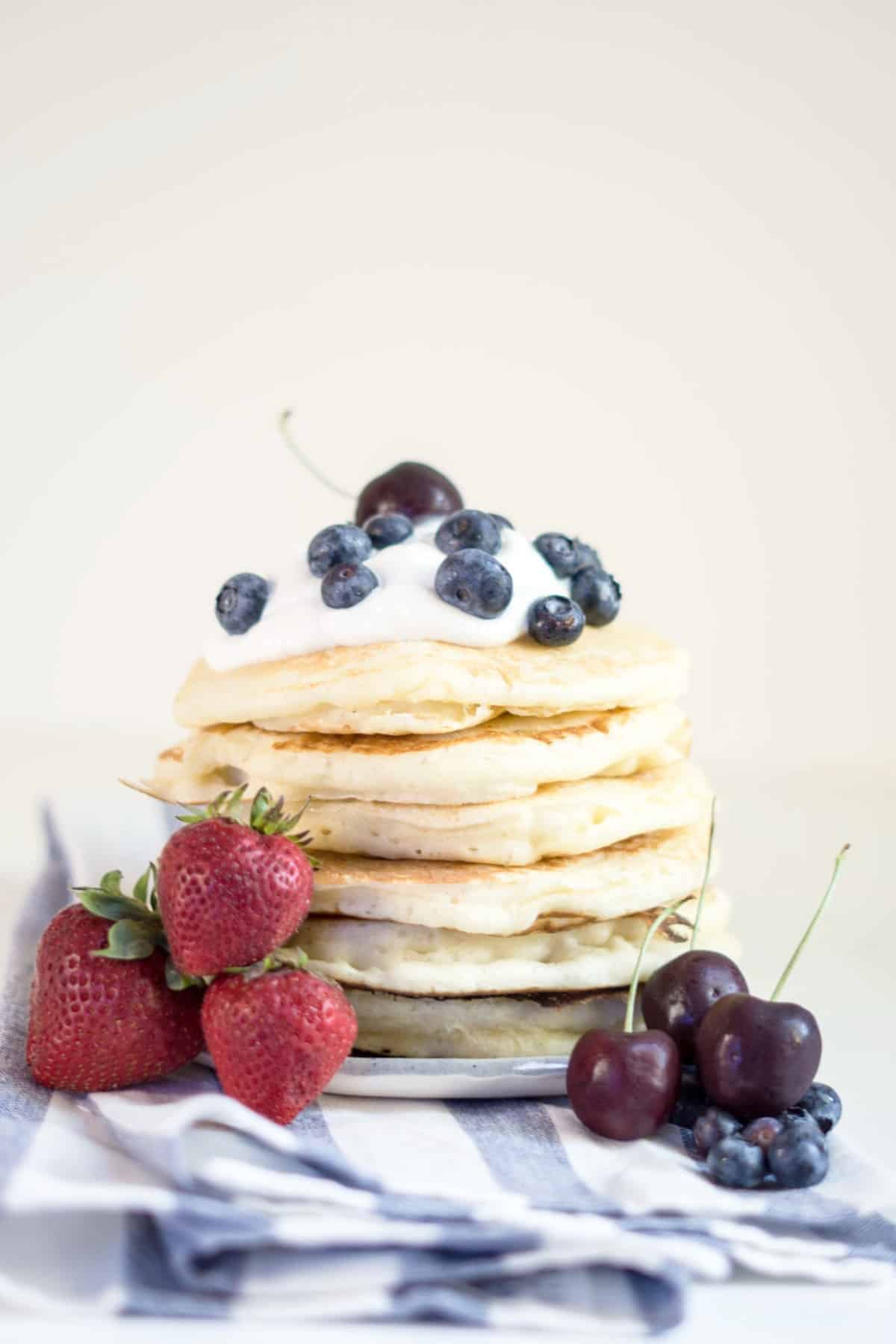 Sourdough Pancakes {For the Absolutely Fluffiest Pancakes Ever!}