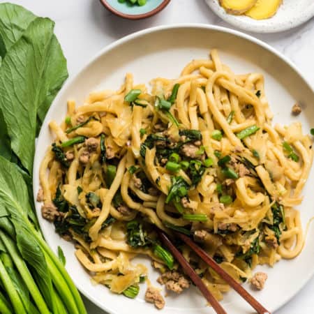 Sesame Pork with Udon Noodles-5