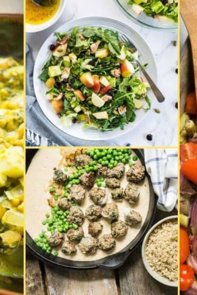 a Collage of photos for the supper club meal plan number 76